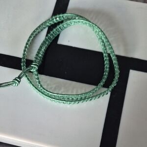 chan luu sea foam green bracelet 3 wrap